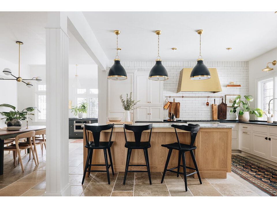 Eldridge Brass Pendant