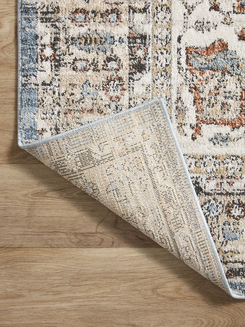 Odette ODT06 Sky/Multi 18" x 18" Sample Rug