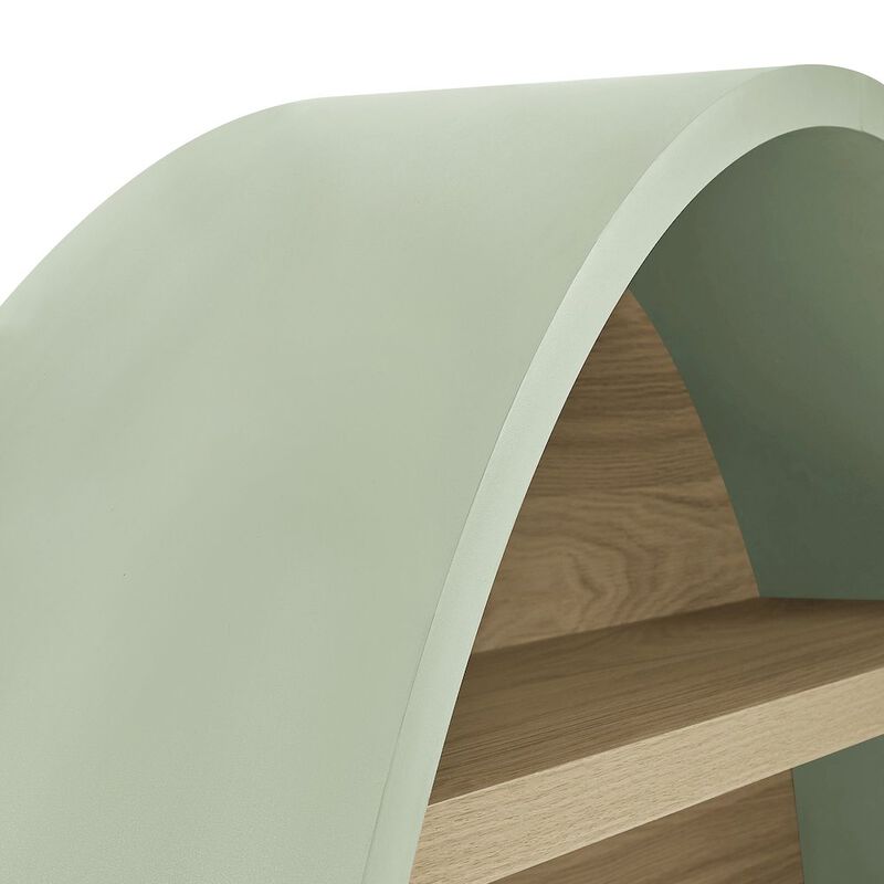 Romy 47" Round Wall Book Shelf image number 6