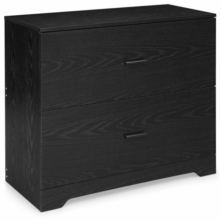 Hivvago 2-Drawer Lateral File Cabinet with Adjustable Bars for Home and Office