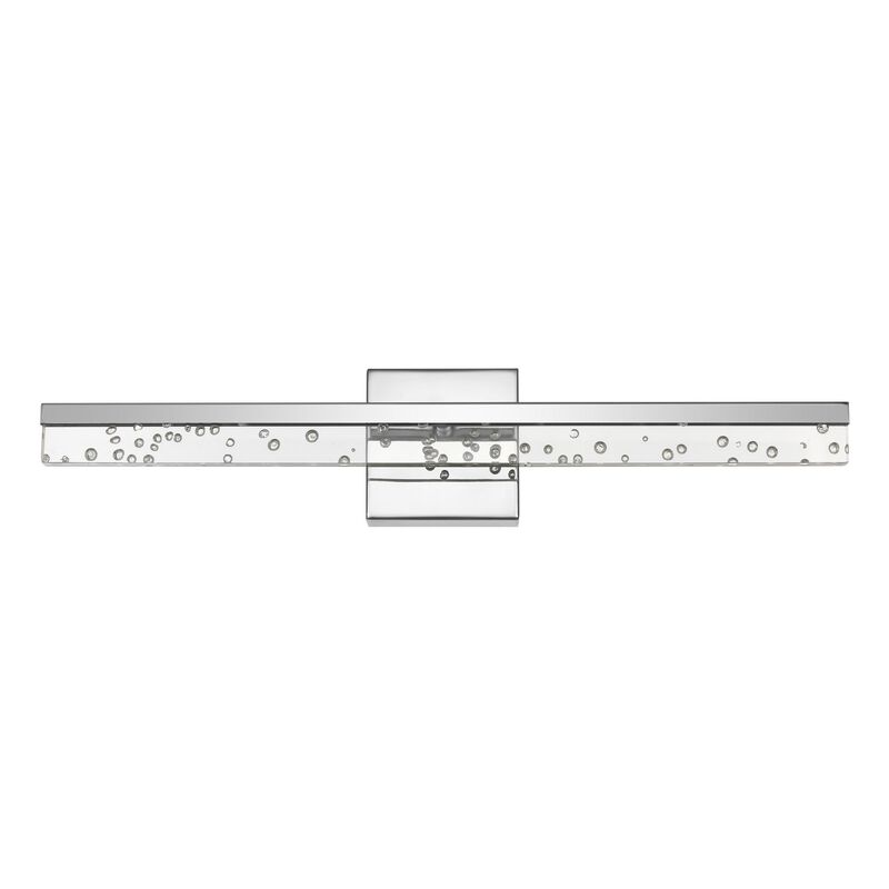 Mario Modern Contemporary Iron/Seeded Acrylic Integrated LED Vanity Light