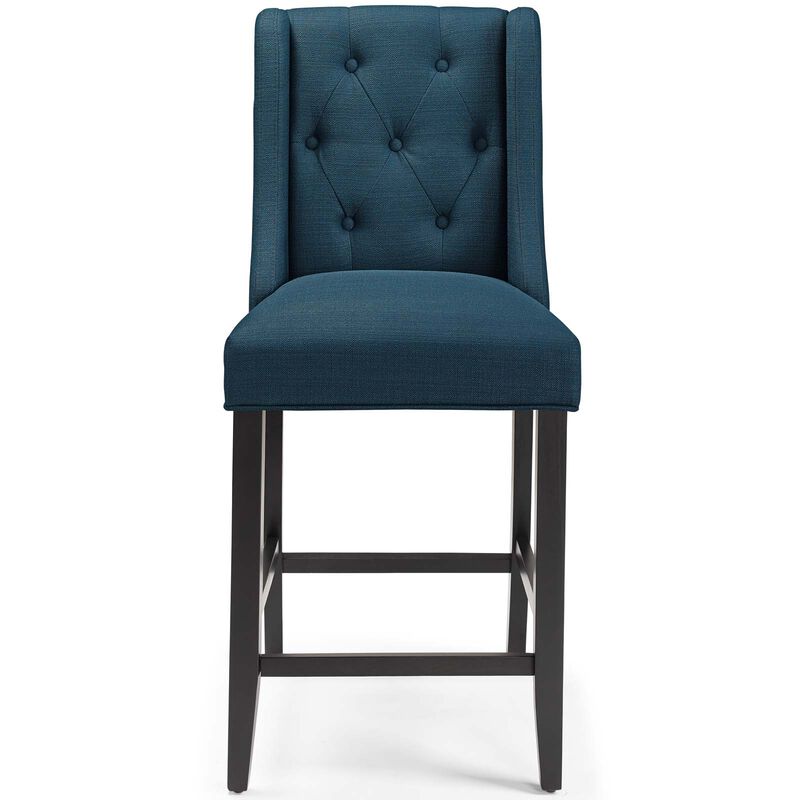 Baronet Tufted Button Upholstered Fabric Counter Stool image number 4