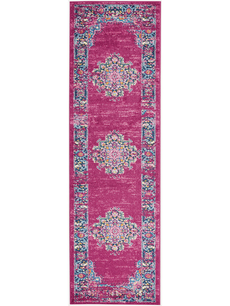 Passion PSN03 Fuchsia 2'2" x 7'6" Rug image number 0