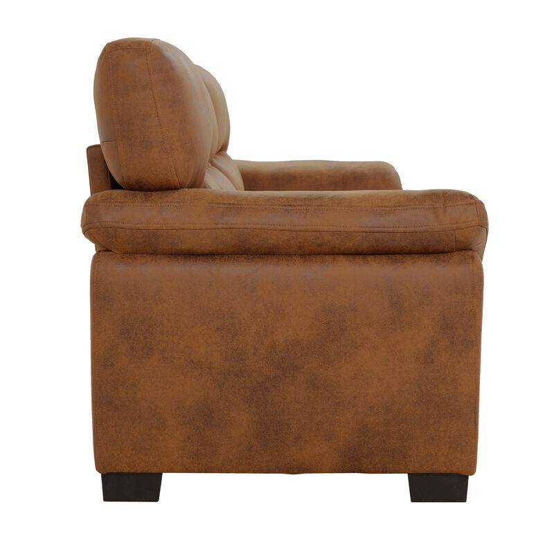 Domord Modern 81" Foil Fabric Sofa image number 5