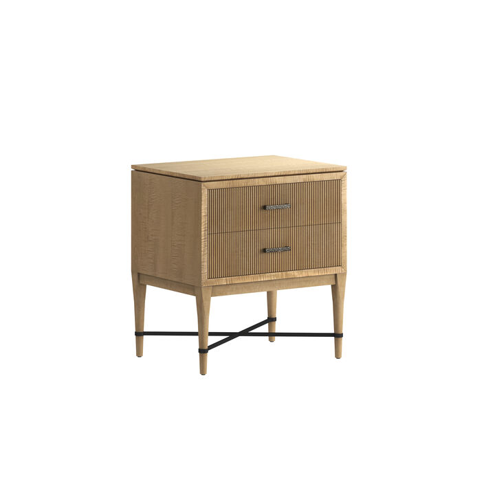 Loft Reeded Nightstand
