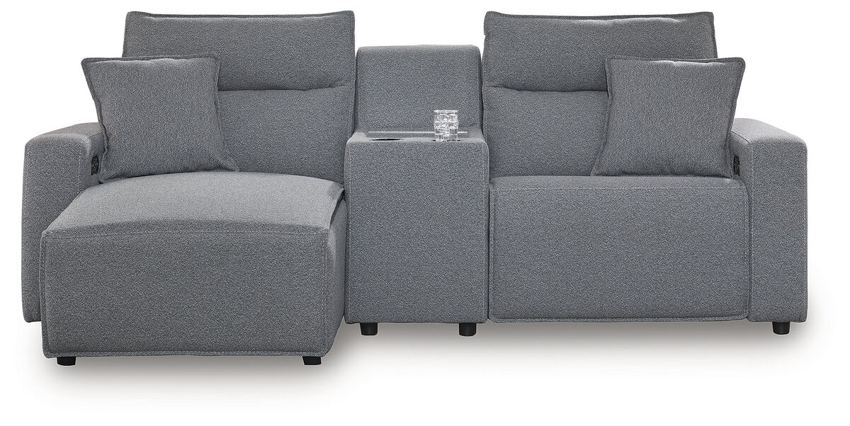 ModMax II 3-Piece Power Reclining Sectional with Chaise and Console