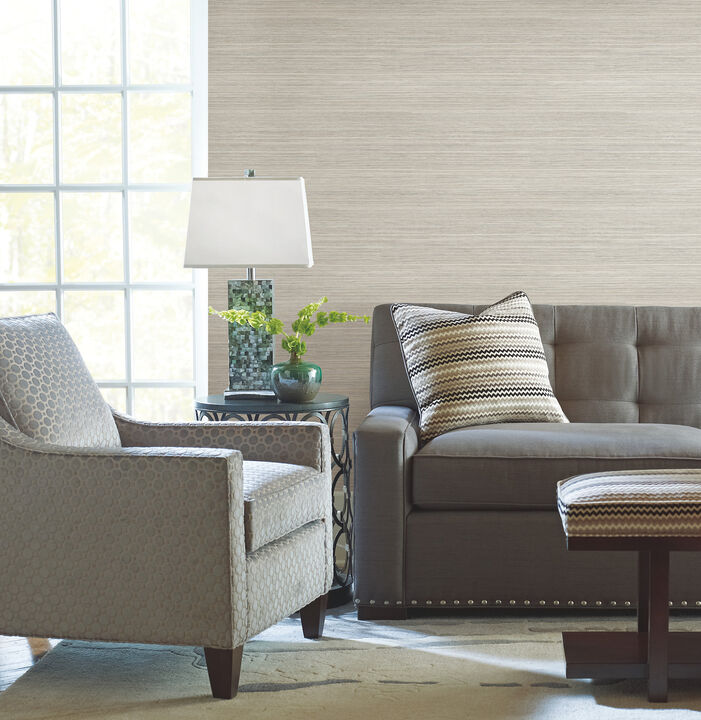 Cattail Weave Brown Peel & Stick Wallpaper (Set of 2)