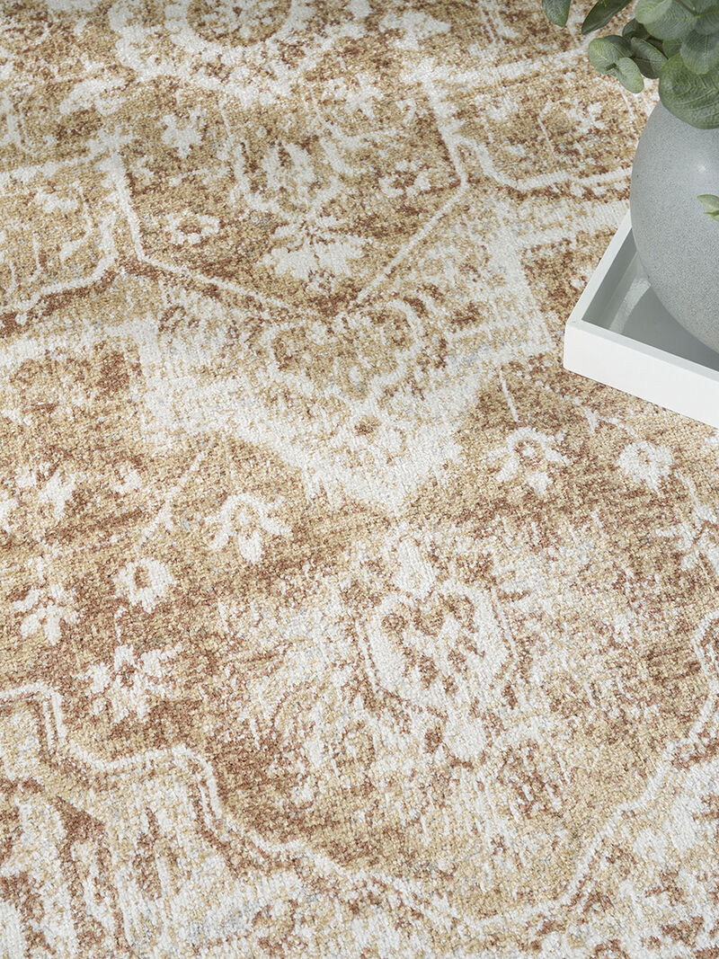 Astra Machine Washable ASW12 Rust 9' x 12' Rug