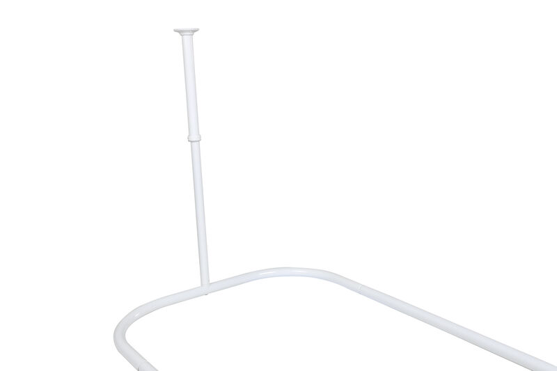 Rustproof Aluminum Hoop Shower Rod image number 2