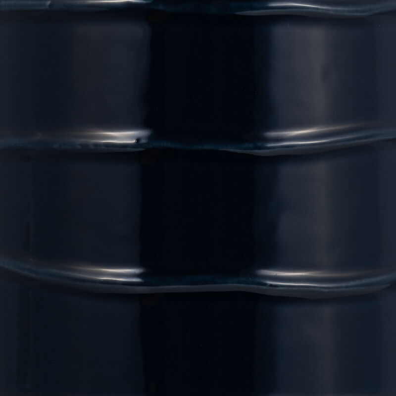 20"H Tribal Vase, Navy Blue image number 3