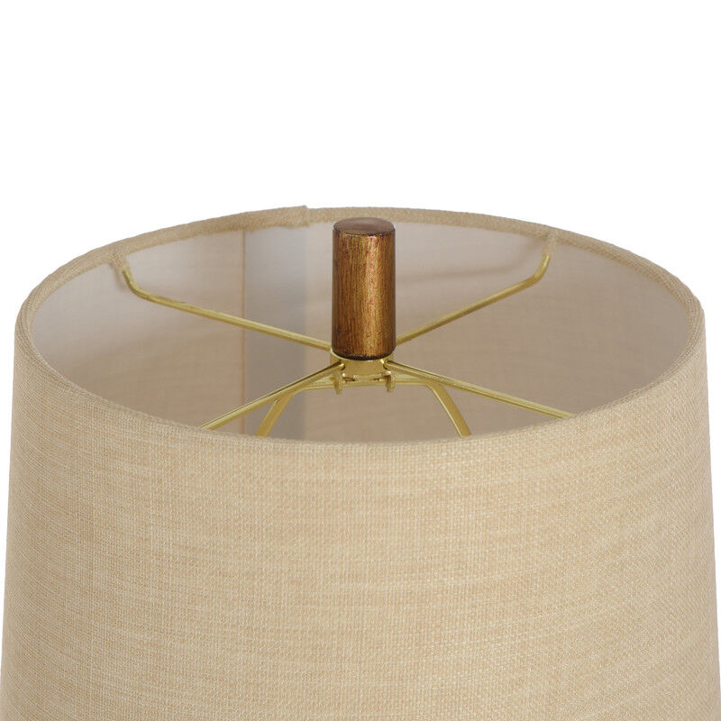 Glass & Antique Brass Lamp