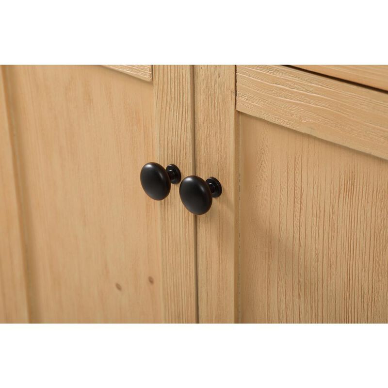 Elegant Kitchen and Bath 48 inch Single bathroom vanity in natural wood