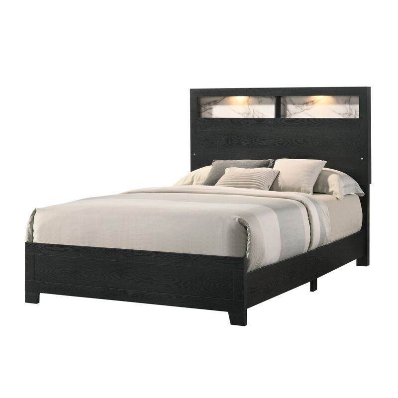 Bedroom Set, Wood, 3 Piece Set with 2 Nightstands image number 2