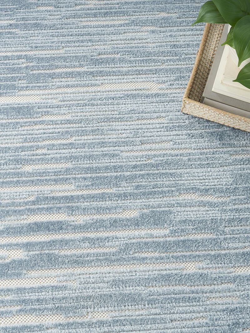 Care Free CAF04 Blue 3'11" x 5'11" Rug