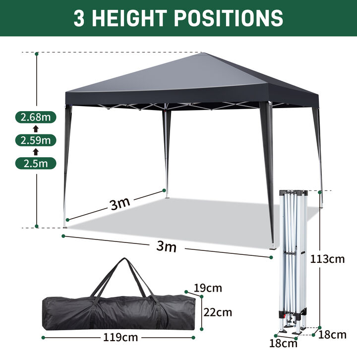 Portable Outdoor Canopy for Backyard and Garden Protection
