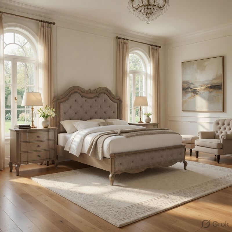 Queen Size Bedroom Set, Brown Finish, Storage Bed with Drawers, 3-Piece Set with Bed and Two Nightstands image number 8