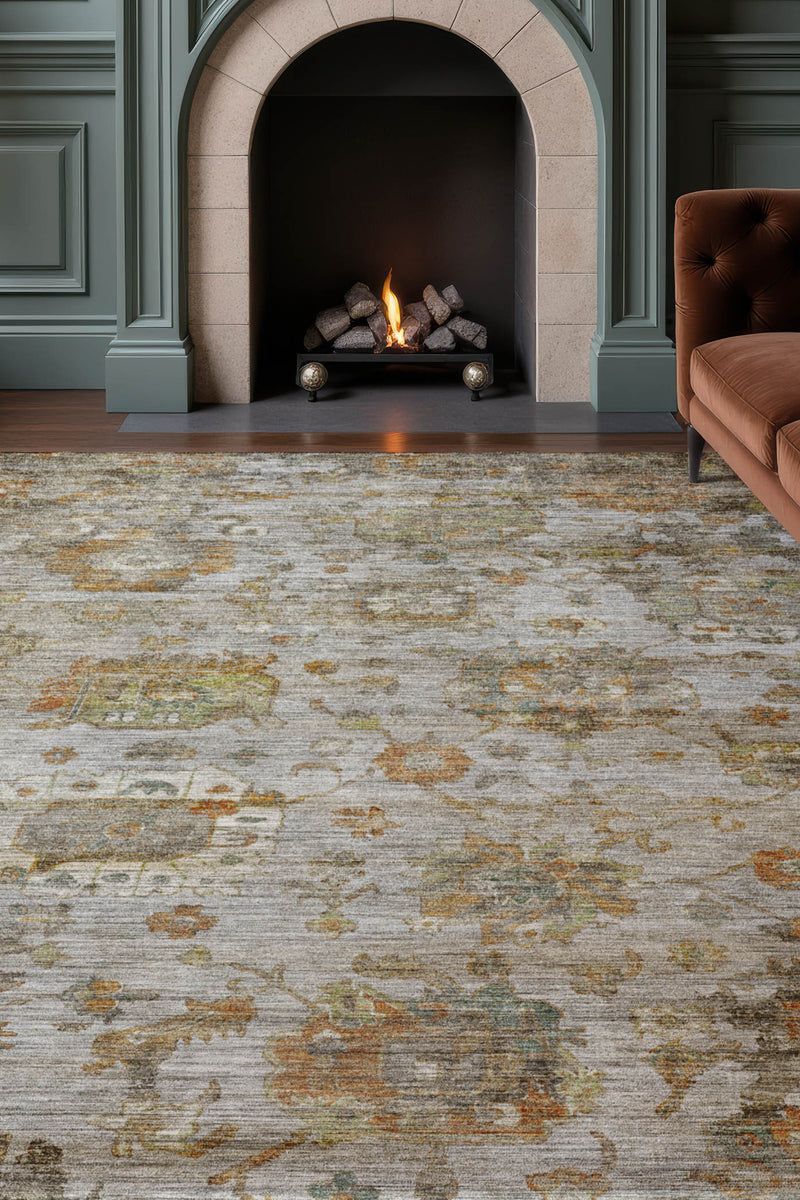 Aristo AR7 Silver 9' x 12' Rug image number 1