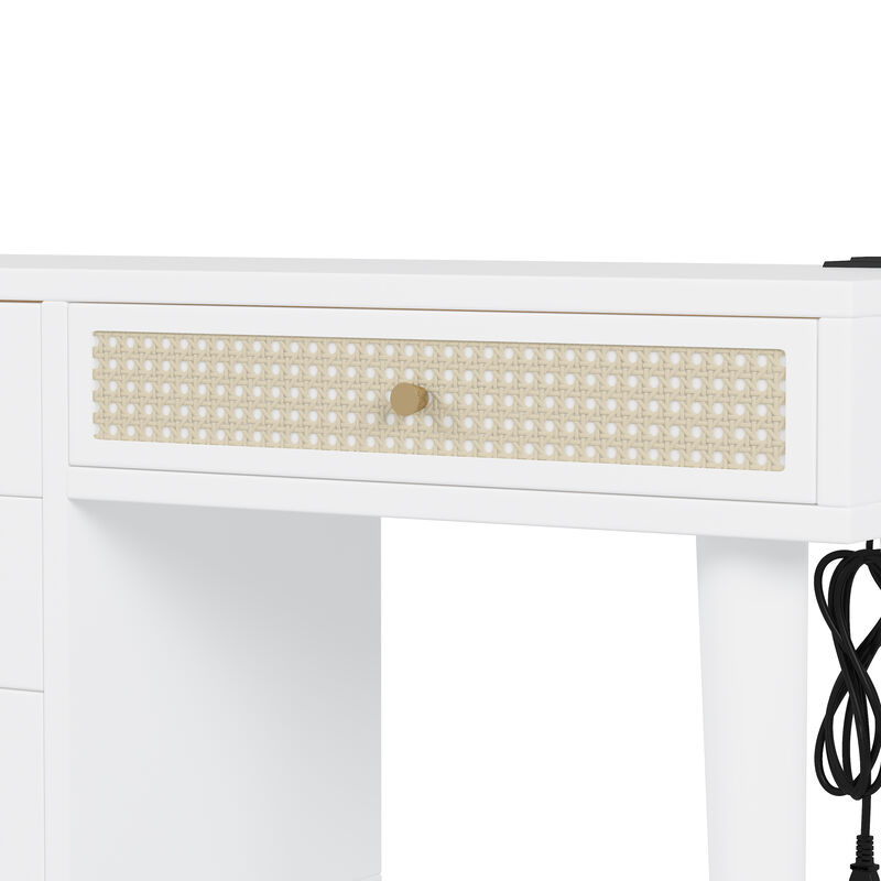 Merax Retro Bohemian Style Makeup Vanity Set