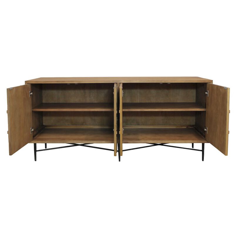 Alex Hamilton Samara 4-Door Sideboard - Natural image number 4