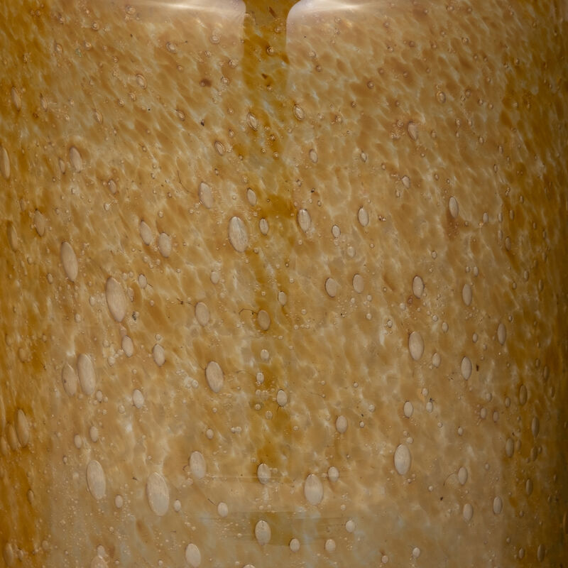 10" Glass Jar w/Knot Lid Vase