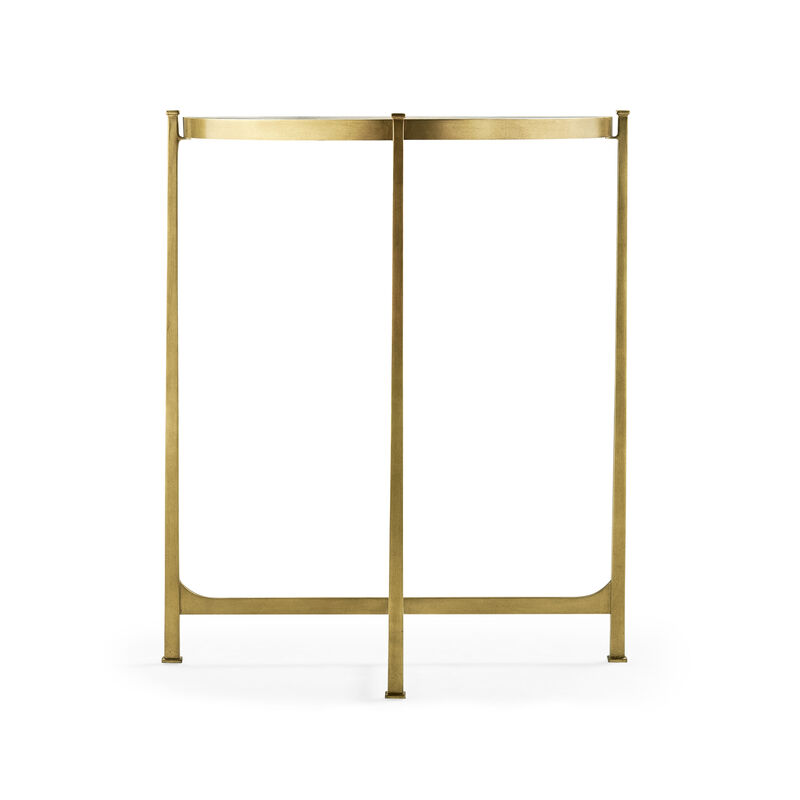 Luxe Large Half Moon Console Table