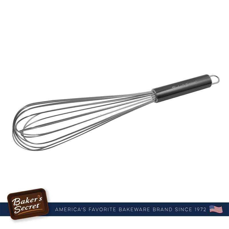 Baker's Secret Whisk 14", Stainless Steel Dishwasher Safe, Kitchen Essentials