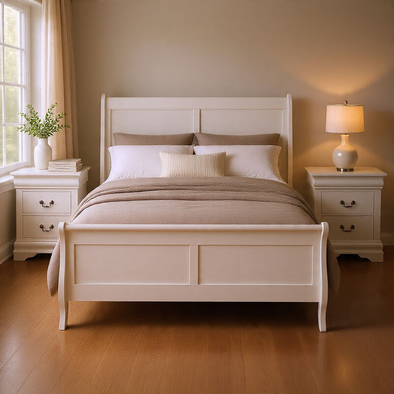 Bedroom Set, Wood, 3 Piece Set with 2 Nightstands image number 8