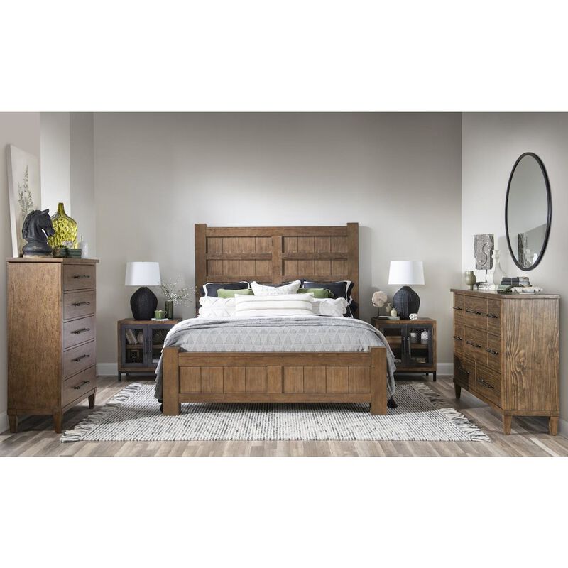 Legacy Classic Artisan's Place Metal Door Night Stand (2 Doors W/ 2 Shelves)