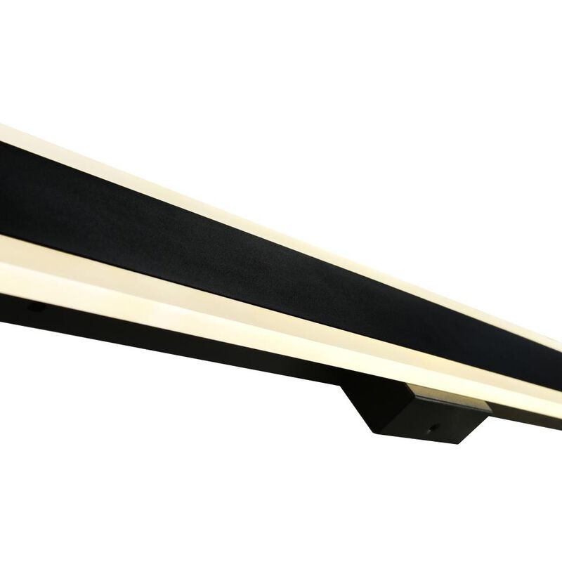 Malibu LED Integrated Black Outdoor Wall Light