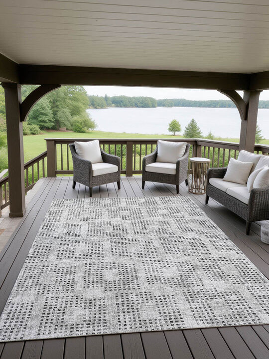 Delano DA1 Pewter 3' x 5' Rug
