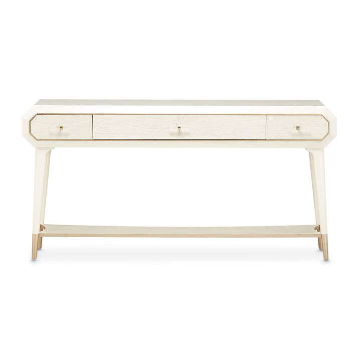 Michael Amini La Rachelle Console Table - Champagne