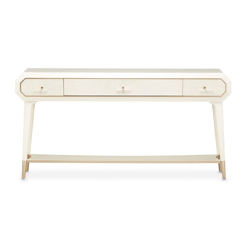 Michael Amini La Rachelle Console Table - Champagne