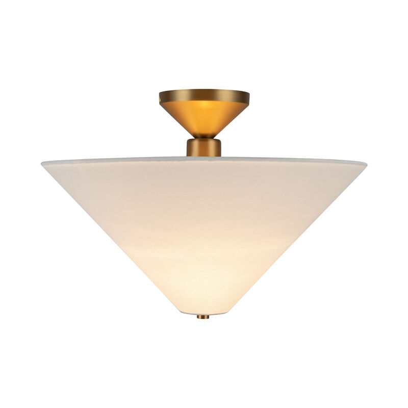 Bridgette 16 in Socket Semi Flush Mount image number 0