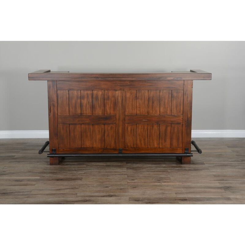 Sunny Designs 78 Farmhouse Wood Home Bar