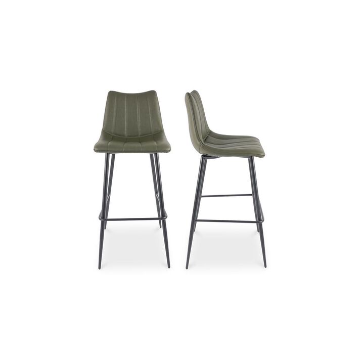Moe’s Alibi Barstool Dark Green-Set Of Two