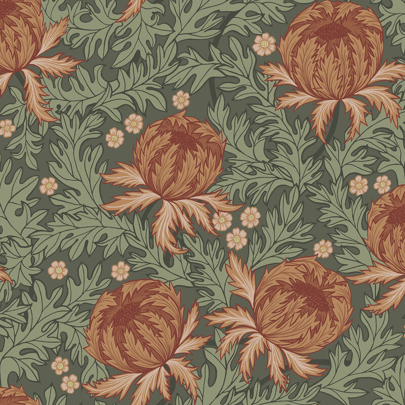 Arthur Green Thistle Wallpaper image number 0