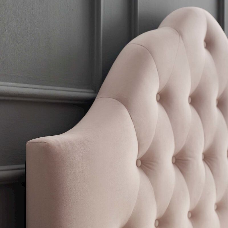 Sovereign Diamond Tufted Performance Velvet Queen Headboard image number 6