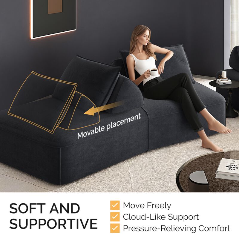 Renmeg Modern Sectional Sofa image number 7