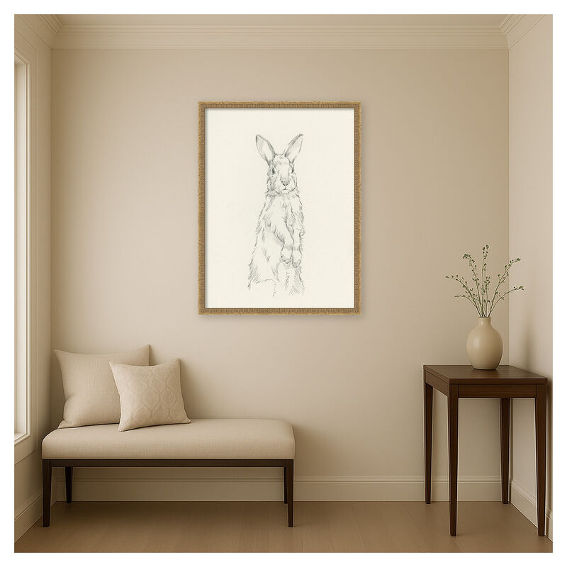 All Ears I by Ethan Harper Framed Canvas Wall Art image number 3