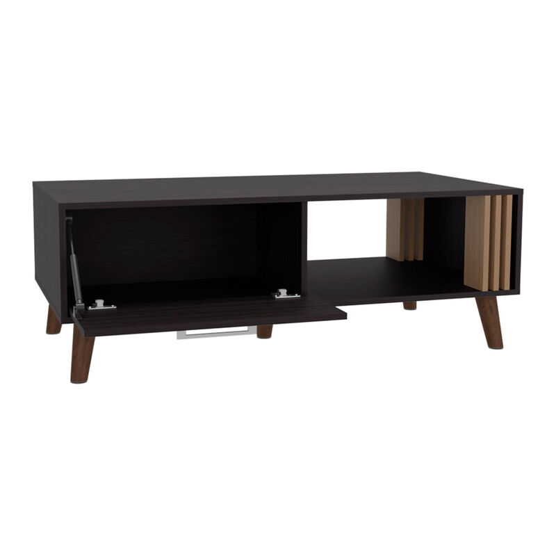 Barrville Coffee table, Living Room, Black/Light Oak