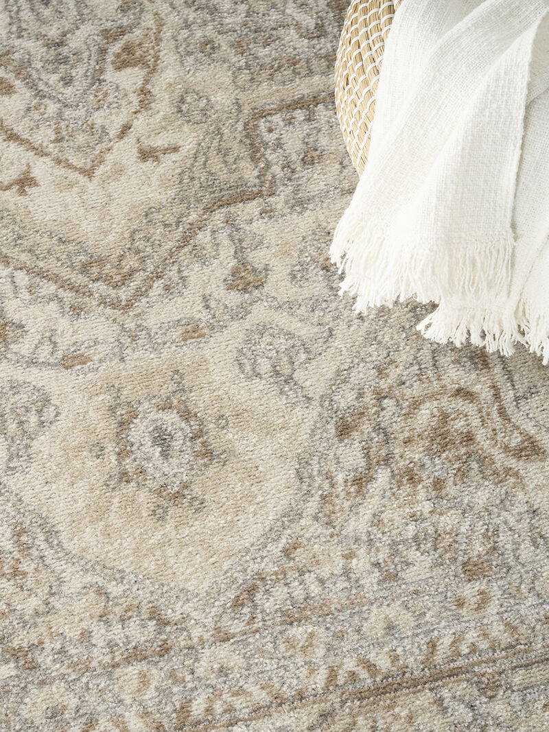 Quarry QUA18 Beige 6' x 9' Rug