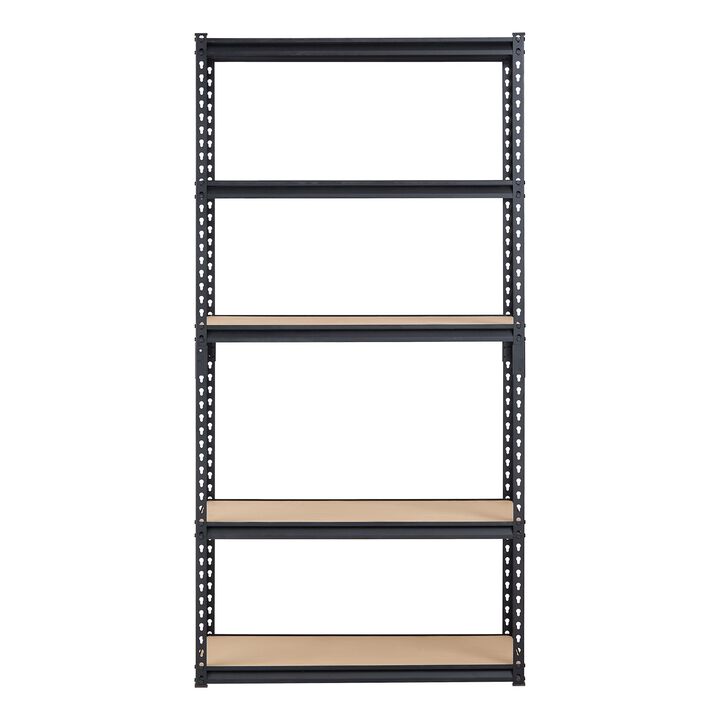 5 Tier Heavy Duty Storage Shelves 2000 Lbs 16 Inch Adjustable Metal Rack