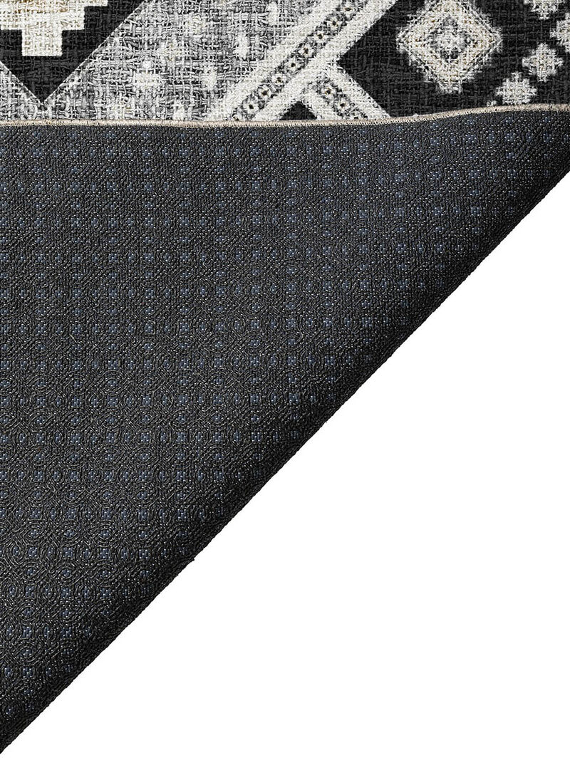 Portico PO5 Black 10' x 14' Rug