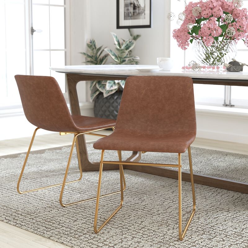 Leather Dining Chairs image number 1