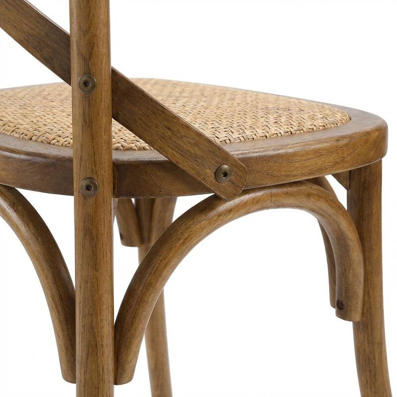 Wood Dining Side Chair with Comfortable Seat and Modern Design image number 6