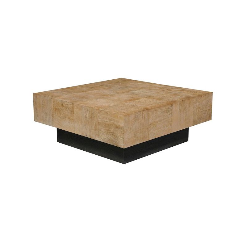 Taran Designs Reed Solid Wood Coffee Table