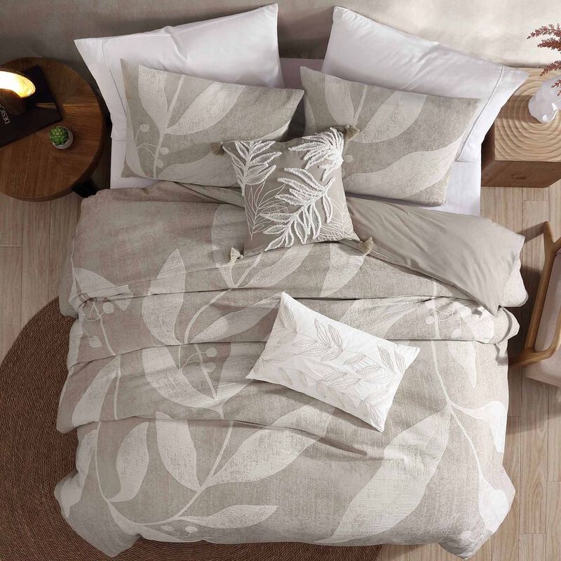 Silhouette Leaves 5 pc King