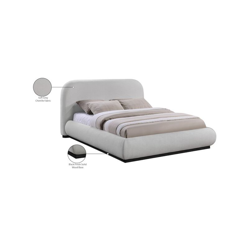 Meridian Furniture Vaughn Grey King Bed