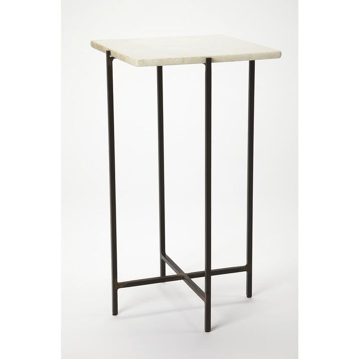 Square Marble Accent Table, Belen Kox