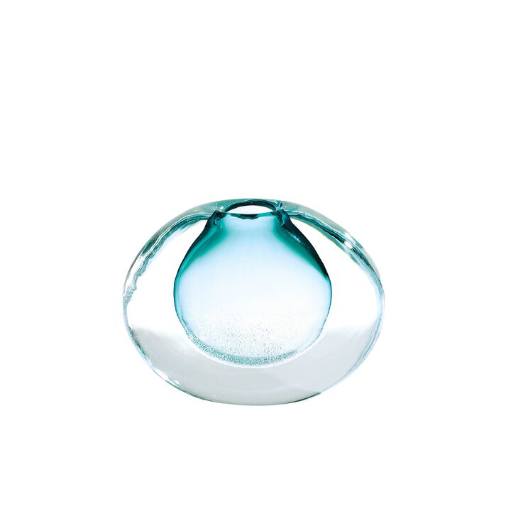 Micro Bubble Vase-Small Blue
